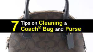 7 super simple coach bag cleaning ideas