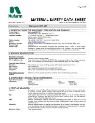 material safety data sheet nufarm