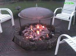 how does a gas fire pit work