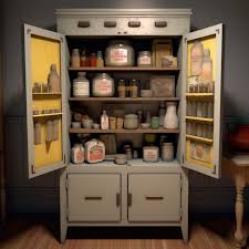 genuine antique hoosier cabinet