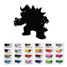bowser decal sticker for car window suv