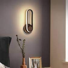 Indoor Led Rotated Oval Wall Sconce