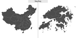 map of hong kong province of china