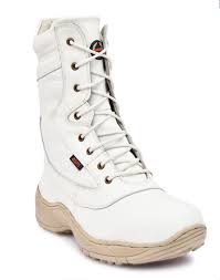 biker boots white leather boots with steel toe heavy duty phylon sole article 703white leather