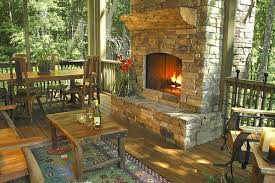 Screen Porch Fireplaces