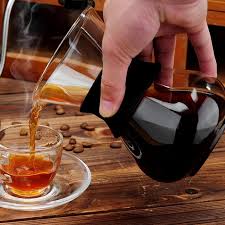 Glass Coffee Dripper Set With S S