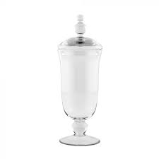 Large Glass Apothecary Candy Jar