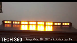 Ranger Tir Led Traffic Advisor Light Bar Visor Bar Youtube