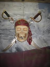 pirate skull wall decor jr nt0017