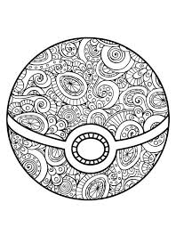 Visit our page for more coloring! Coloring Pages Mandala Pokemon Print For Free Over 80 Images