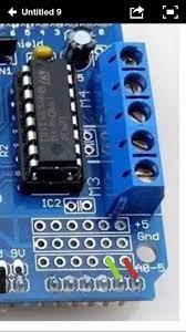 soldering pins to motor shield board