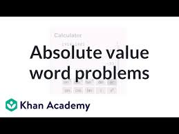 Absolute Value Word Problems Negative