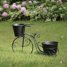 Black Bicycle Planter