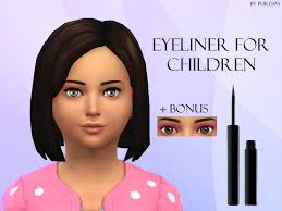 the sims resource eyeliner for children