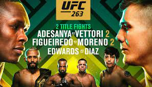 Ufc 263 takes place saturday, june 12, 2021 with 13 fights at gila river arena in glendale, arizona. 9x G9le3rhjdrm