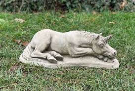 Unicorn Cement Statue Outdoor Garden