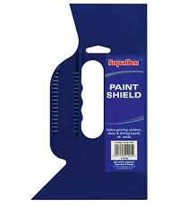 supadec plastic hand held paint shield