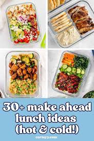 healthy make ahead work lunch ideas