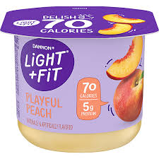 peach original nonfat yogurt
