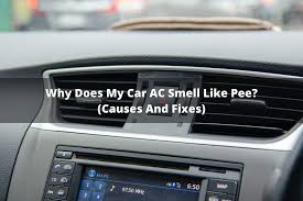 why does my car ac smell like