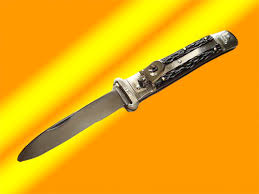 A switchblade is a knife with a blade that is hidden in the handle and that springs out. Spring Assisted Knives Are They Illegal In California