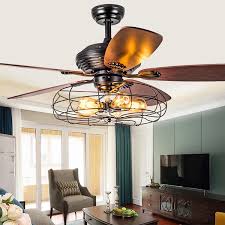 Ceiling Fan With Light 5 Wood Blades