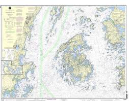 Details About Noaa Nautical Chart 13305 Penobscot Bay Carvers Harbor And Approaches