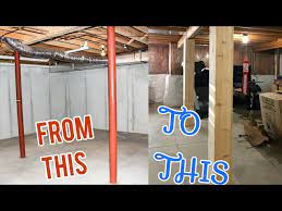 How To Frame Basement Support Poles