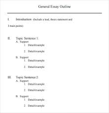 Free 5 Sample Blank Outline Templates In Pdf Doc