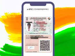 what is epic number in voter id how to