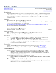 Resume Summary Examples For Engineering Freshers