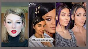 celebrity tiktok makeup transformations
