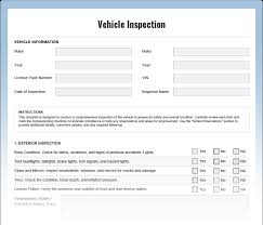 vehicle inspection checklist