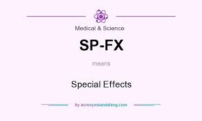 sp fx stands for special effects by