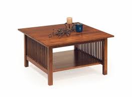 Mission Collection Square Coffee Table