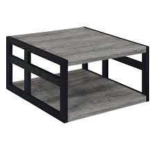 Design your individual coffee tables made to order online with pickawood. Convenience Concepts Monterey Weathered Gray Black Square Coffee Table 131566wgy Bellacor