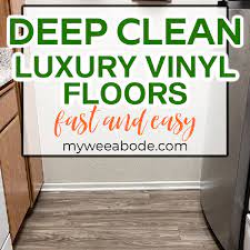 how to deep clean vinyl plank flooring