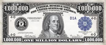 million dollar bill page