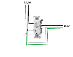 You can wire the outlet to be controlled by the switch. Is There A Diagram Showing All The Wires Coming To The T5225 And Running Through To A Light Fixture