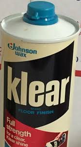 klear floor finish sc johnson wax