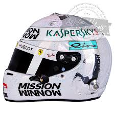 Get any sebastian vettel f1 helmet on a full scale replica. Sebastian Vettel 2019 Abu Dhabi Gp F1 Replica Helmet Scale 1 1 All Racing Helmets