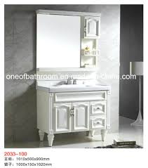 ivory color bathroom aluminum cabinet