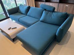bo concept blue fargo sofa 3 seater