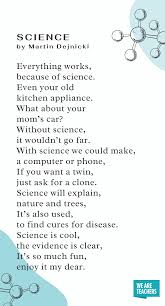 50 science poems for students of all