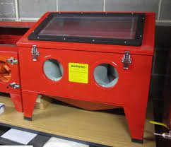 bench top sand blast cabinet sb190