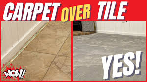 watch this before you carpet over tile