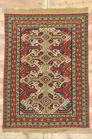 6 x 8 antique caucasian soumak rug 74374