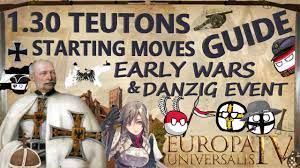 Example commands, economic stats, geography, culture, and religion details are provided. Eu4 Teutonic Order Guide 2020 I Early Wars Danzig Event Youtube