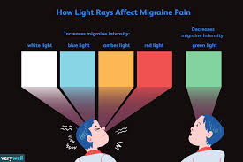 how light color can help with migraines