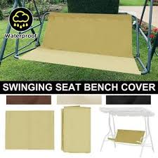 Black Swing Seat Cover Chair Bench
